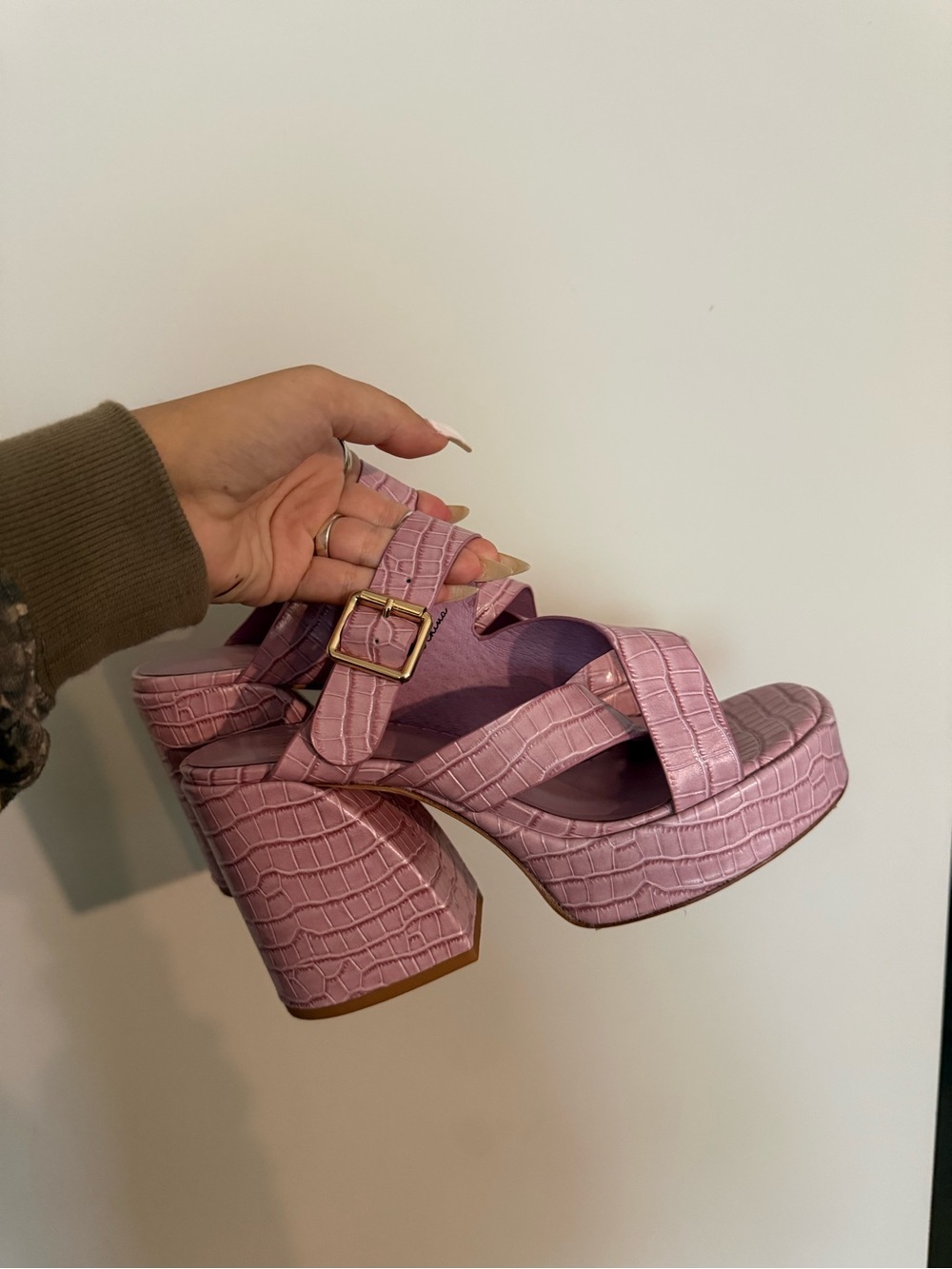 Charlotte Stone Purple Heel